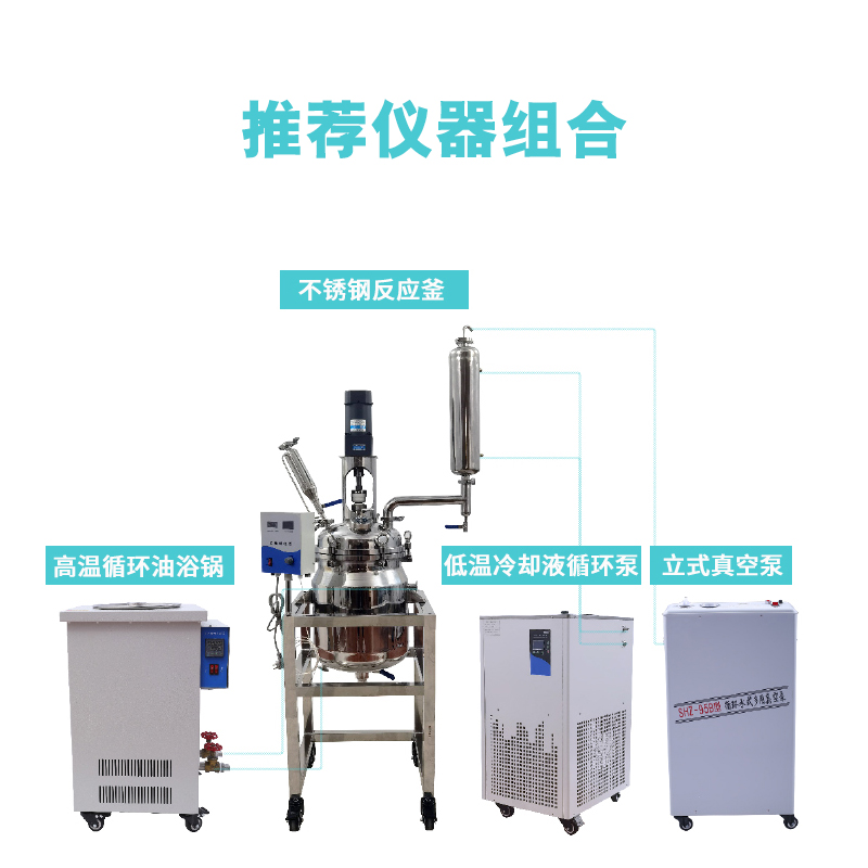 不锈钢反应釜 2L 5L 10L 20L 50L 100L