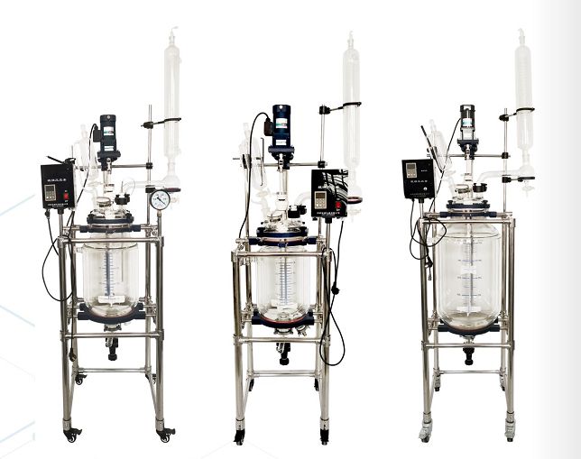 国产双层玻璃反应釜哪家质量好？夹套玻璃反应釜价格