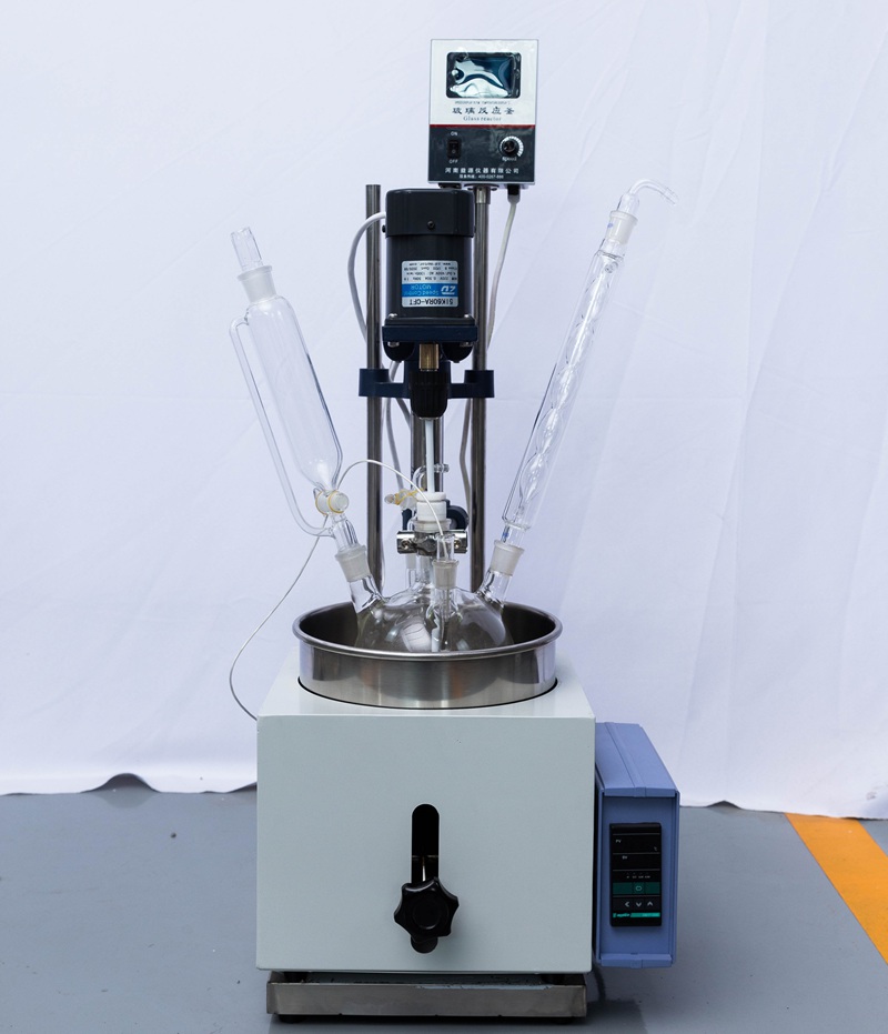 1L 2L 3L 5L单层玻璃反应釜（加热锅式）