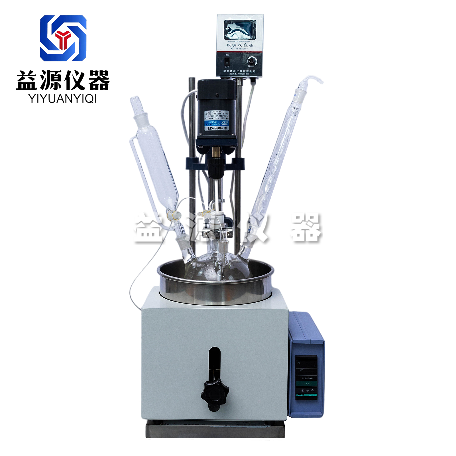 1L 2L 3L 5L单层玻璃反应釜（加热